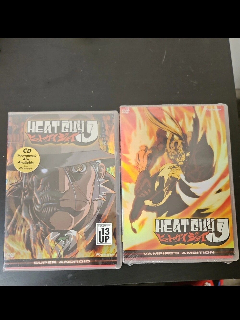Heat Guy J - Vampire's Ambition and super android DVDs new